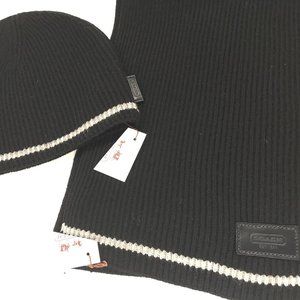 Coach Merino Wool Scarf and Hat